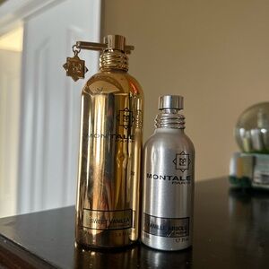 Montale Sweet Vanilla & Vanille Absolu Duo - Gold and Silver Bottles